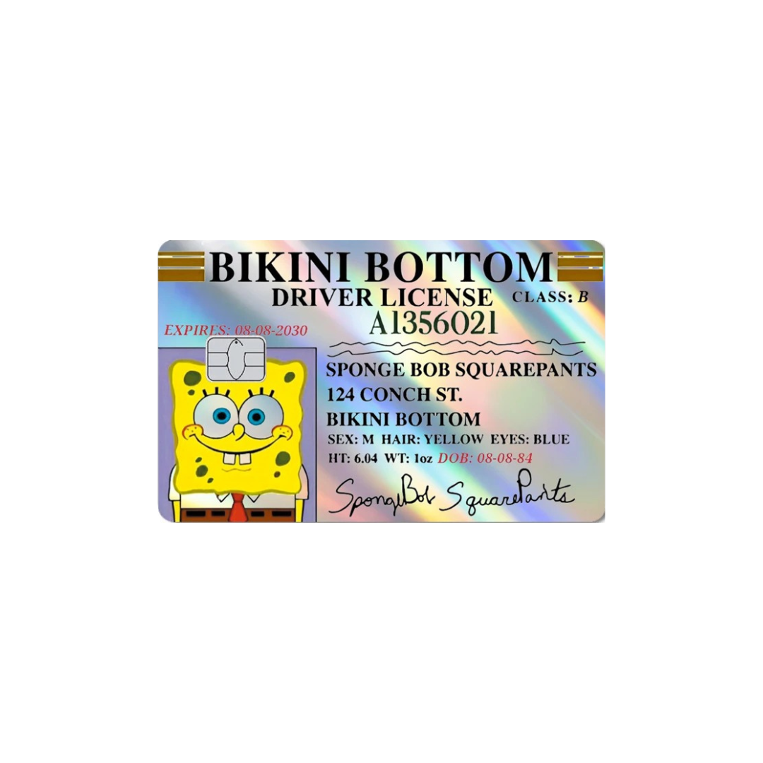 Spongebob - Driver's License